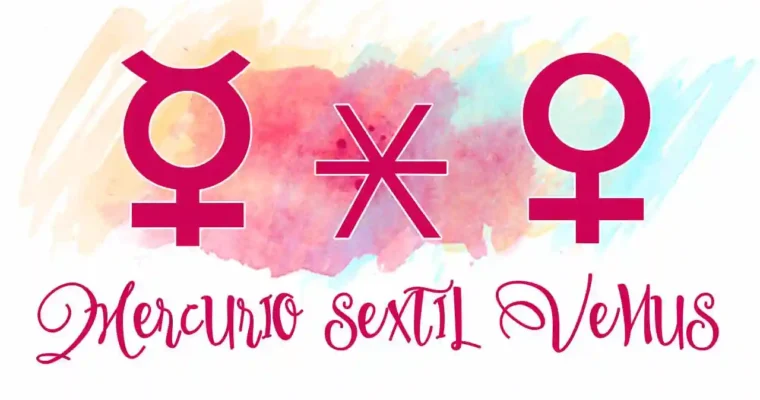 Tránsito Mercurio sextil Venus