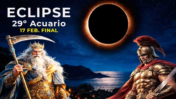 Eclipse Solar en Acuario 17 Febrero 2026 | El Grado 29 y el Fin de una Era
