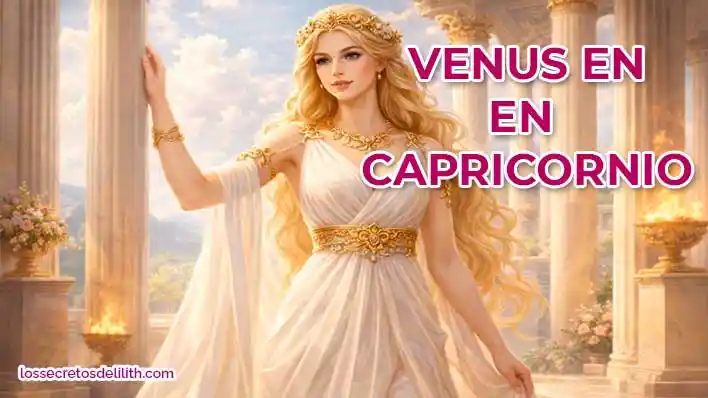 Venus en Capricornio en la carta natal