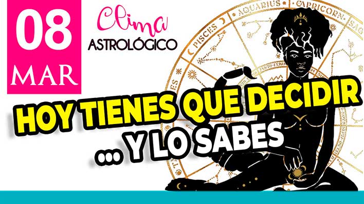 Clima astrológico del 8 de marzo de 2026