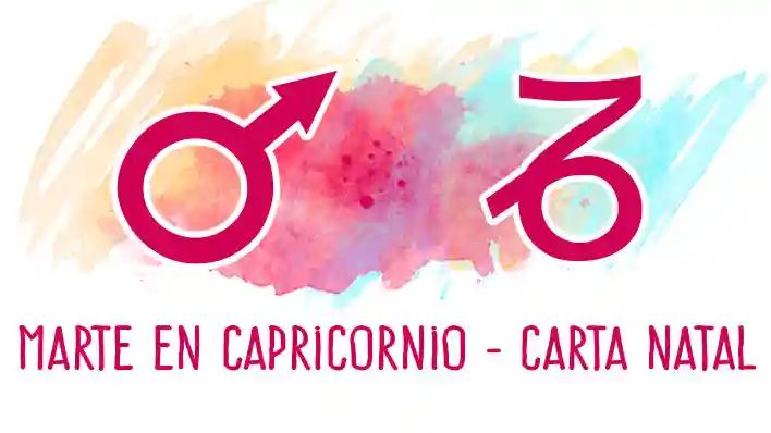 Marte en Capricornio en la carta natal