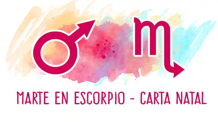 Marte en Escorpio en la carta natal