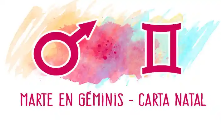 Marte en Géminis en la carta natal