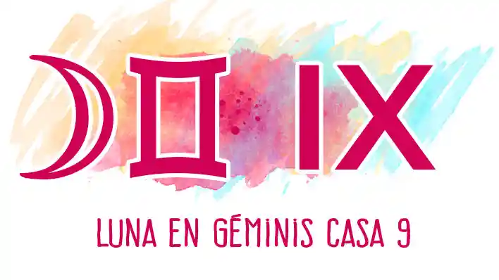 Luna en Géminis en casa 9