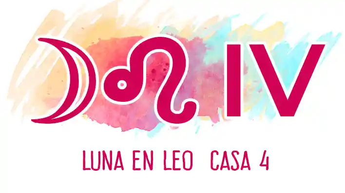 Luna en Leo en casa 4