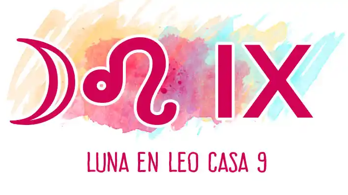 Luna en Leo en casa 9