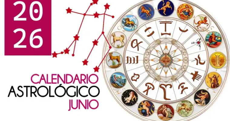 Calendario Astrológico de Junio 2026