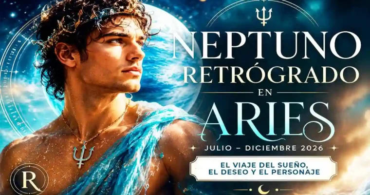 Neptuno retrógrado en Aries 2026: el viaje del sueño, el deseo y el personaje