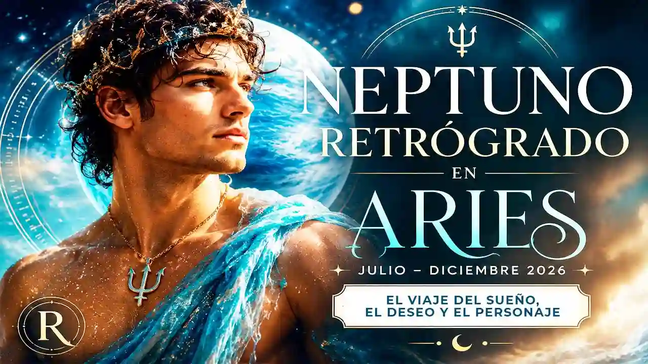 Neptuno retrógrado en Aries 2026: el viaje del sueño, el deseo y el personaje