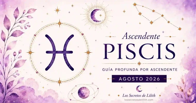 Ascendente Piscis en agosto de 2026: cierre de etapa, decisiones personales y cambios en las relaciones