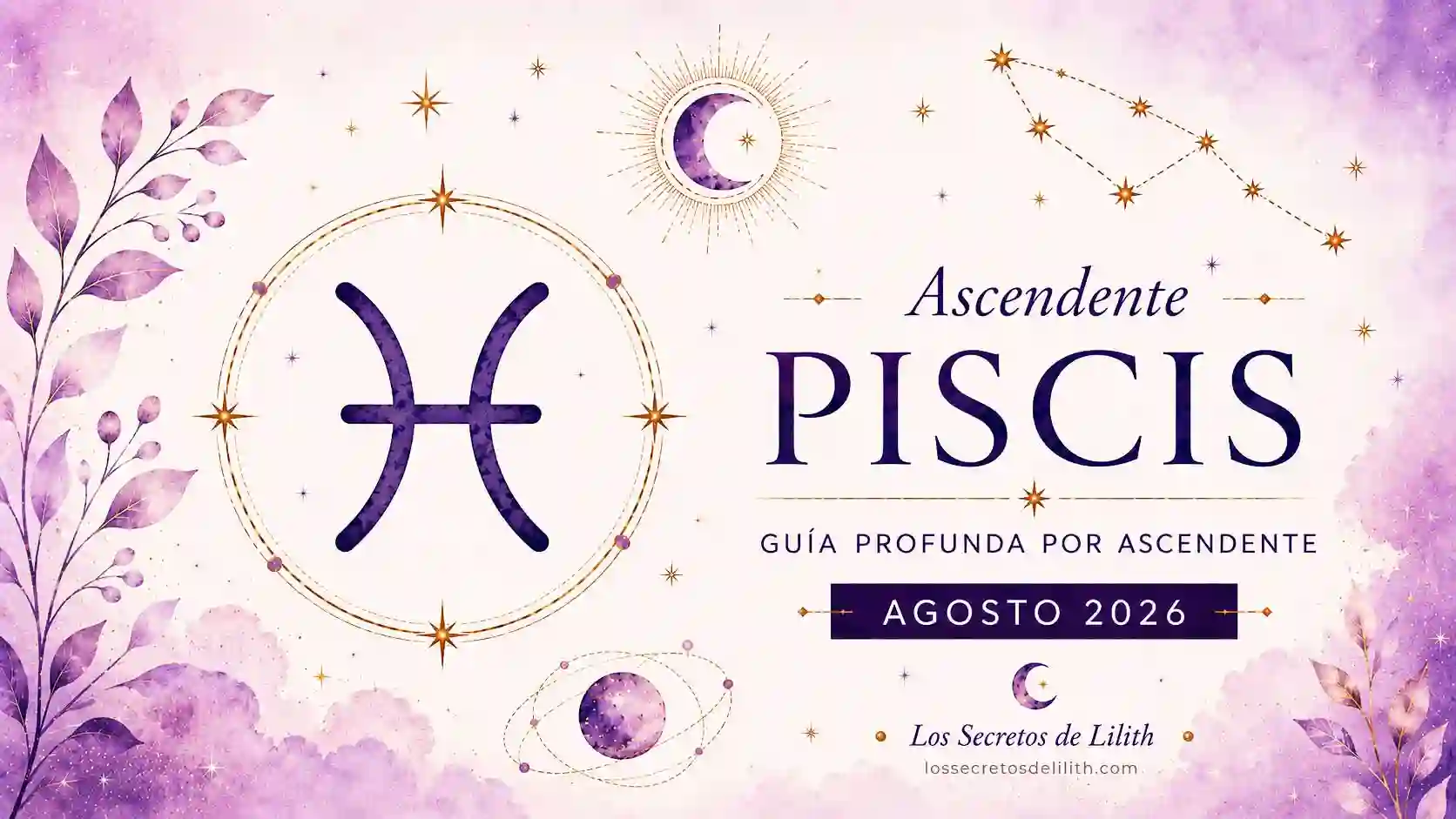 Ascendente Piscis en agosto de 2026: cierre de etapa, decisiones personales y cambios en las relaciones