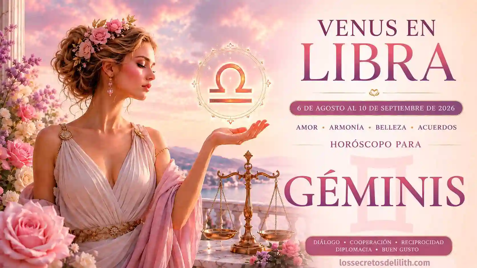 Venus en Libra 2026: horóscopo para Géminis