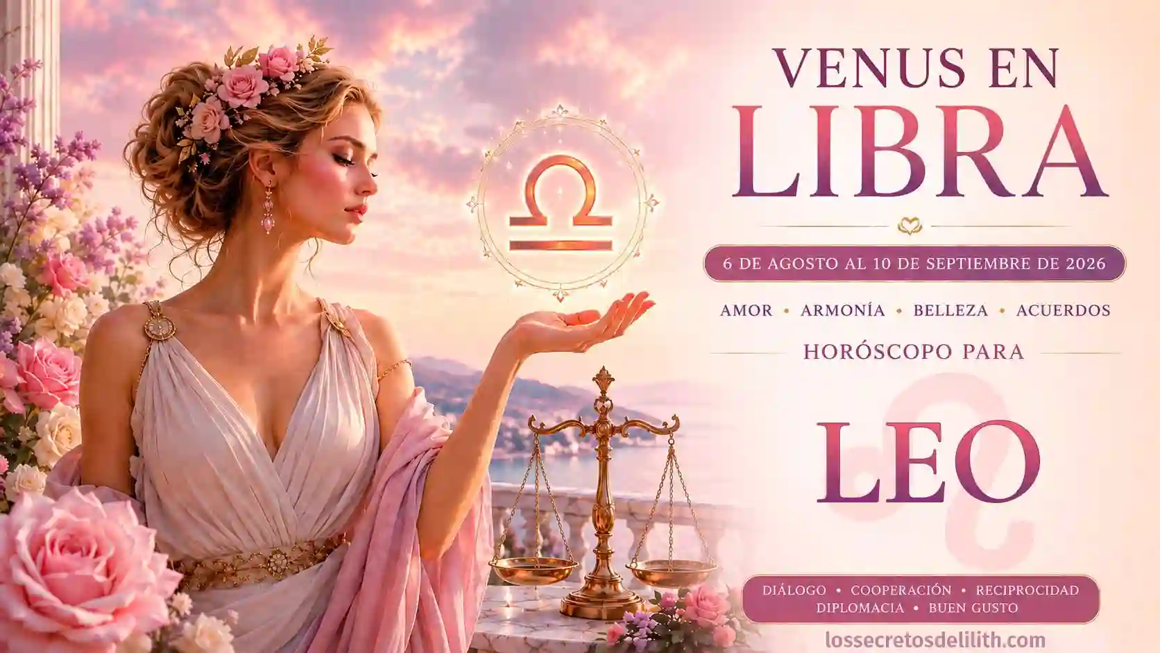 Venus en Libra 2026: horóscopo para Leo