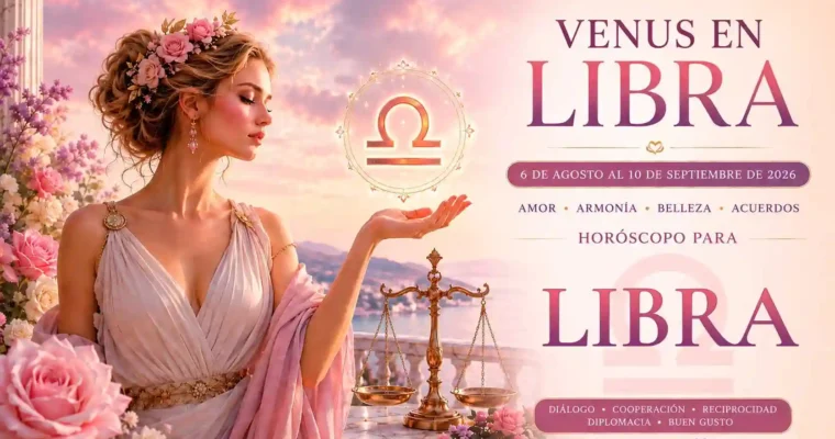 Venus en Libra 2026: horóscopo para Libra
