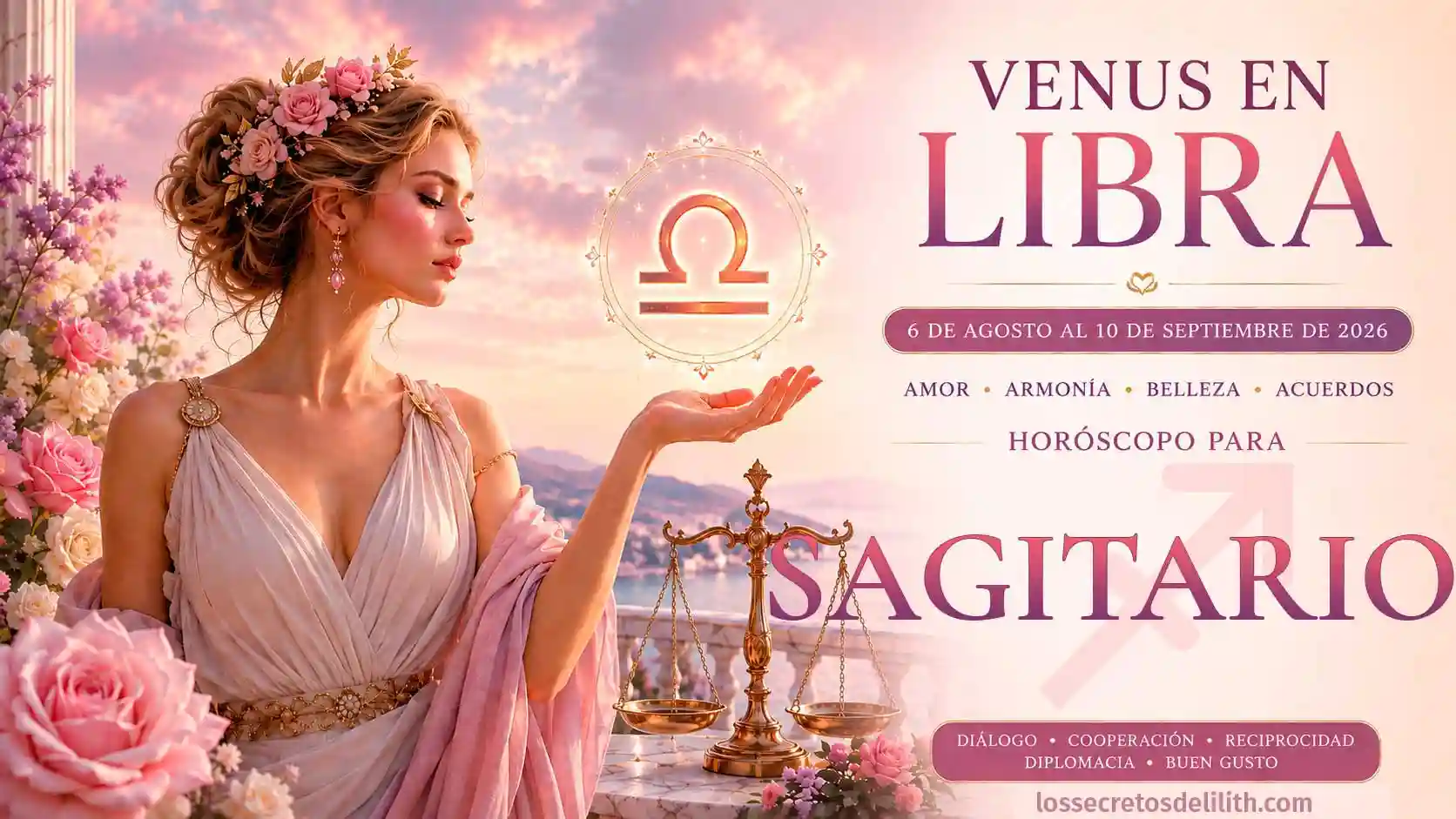 Venus en Libra 2026: horóscopo para Sagitario
