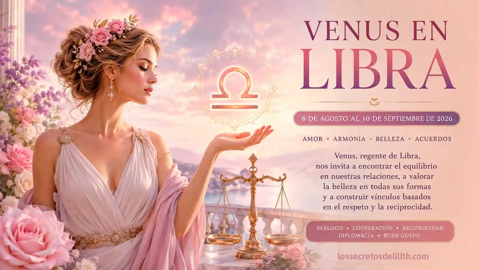 Venus en Libra 2026: la belleza y el precio de la perfección