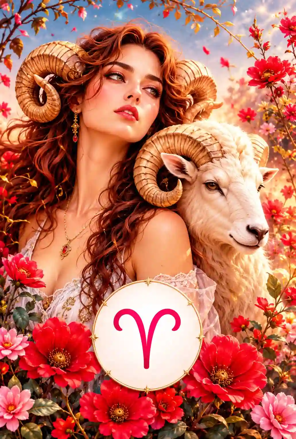 Ilustración zodiacal de Aries