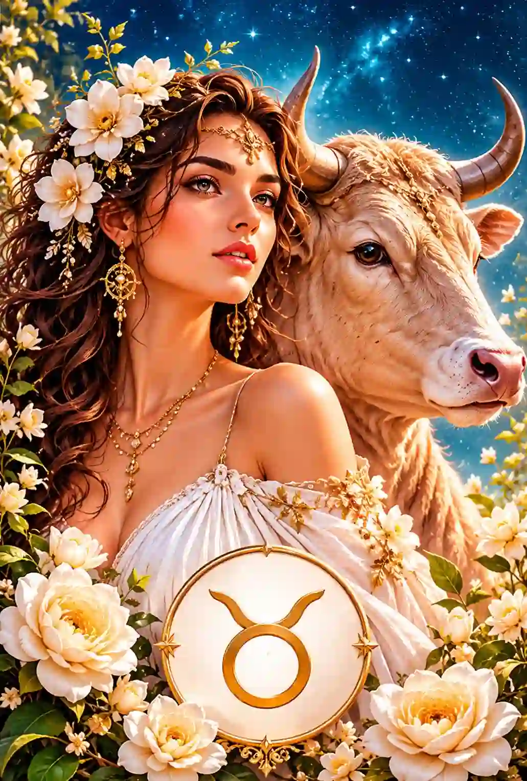 Ilustración zodiacal de Tauro
